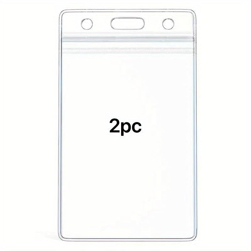 PVC Waterproof Chest Card Sleeve ID Card With Lanyard