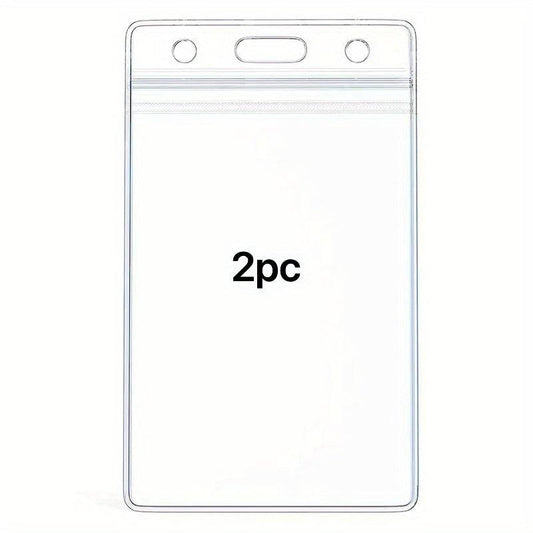 PVC Waterproof Chest Card Sleeve ID Card With Lanyard