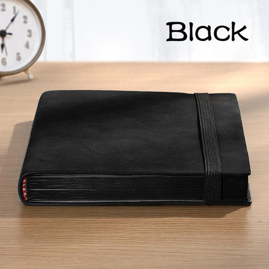 Vintage Soft Leather Notebook A5 Minimalist Style