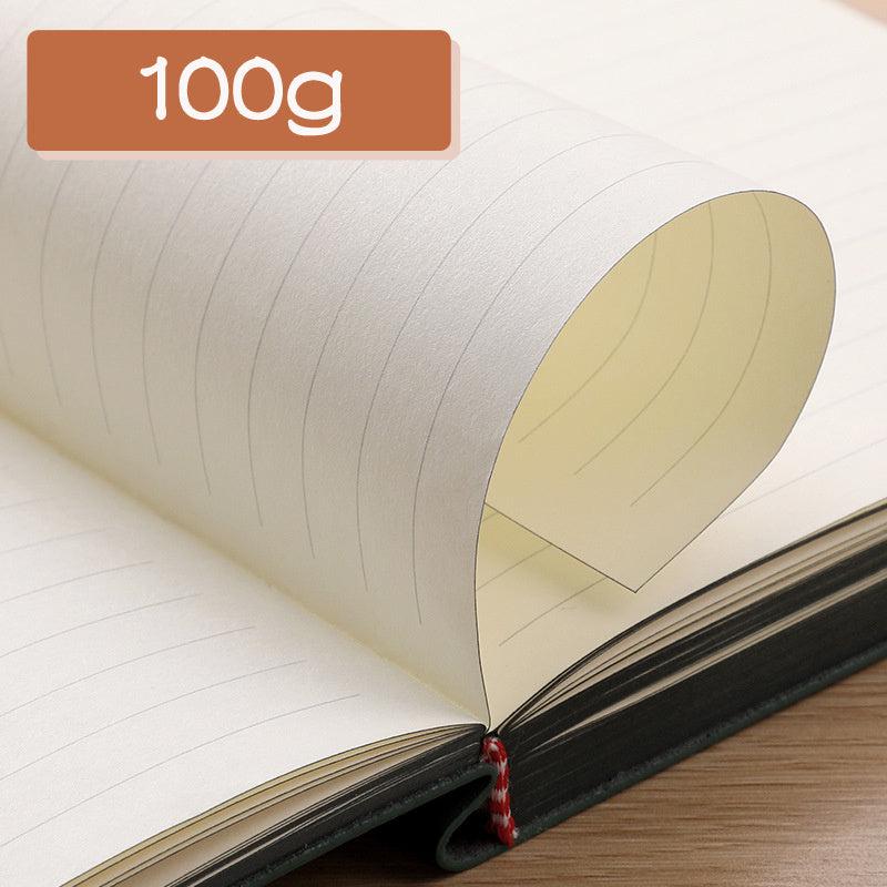 Vintage Soft Leather Notebook A5 Minimalist Style