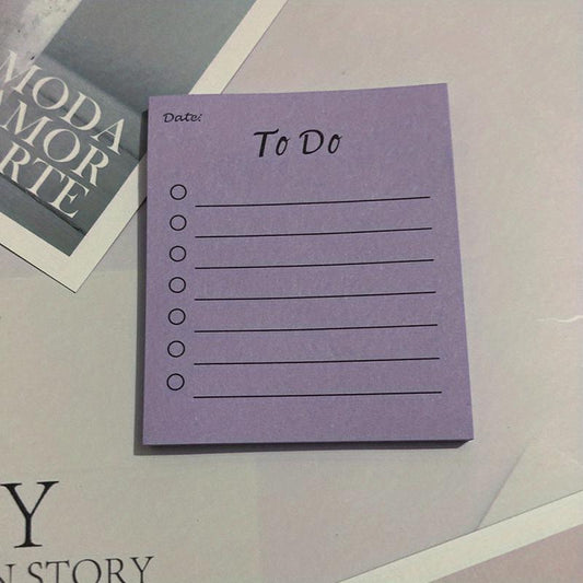 50 Sheets To Do List Sticky Notes Self Adhesive Memo Pads Easy Posting