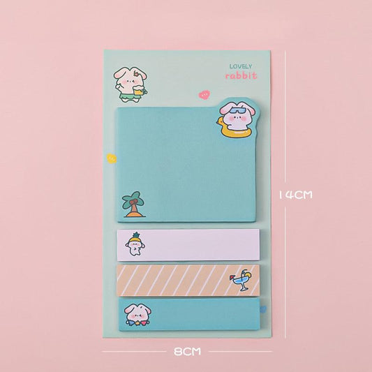 1pc Cute Animal Sticky Note Pack with Surprise Inside