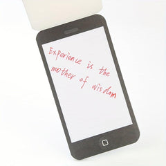 Arrival Note Paper Cell Phone Shaped Memo Pad Pragmatic Gift