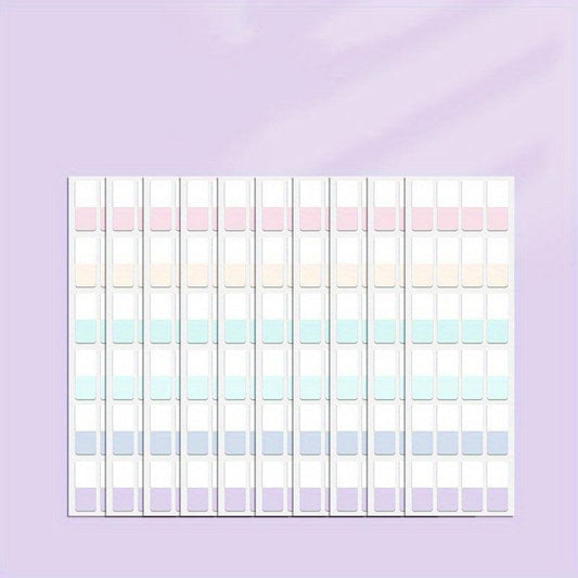 120 Pcs Colorful Sticky Notes & Index Label Stickers