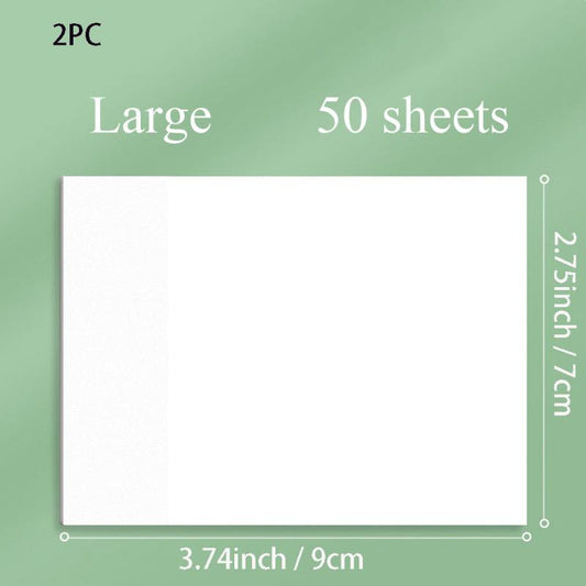 2pcs Transparent Sticky Note Memo Pad 50 Sheets 2.99 Office Supplies