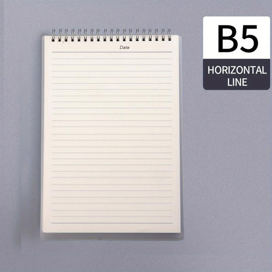 A5 B5 Grid Lined Coil Notebook