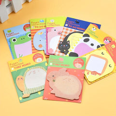 Animal Sticky Notes Set Removable Self Adhesive Sticky Notes