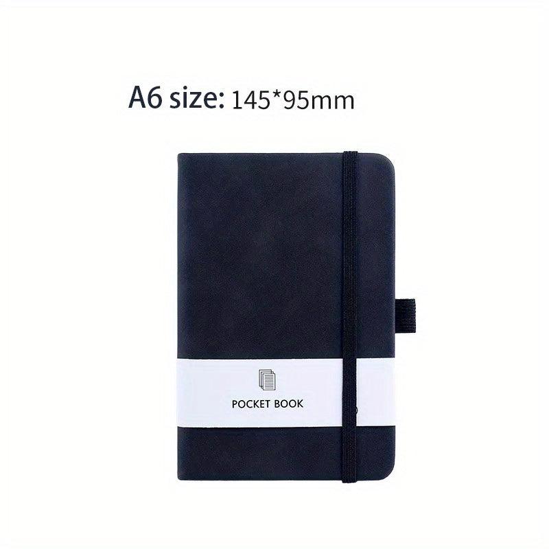 A6 A7 Mini Pocket Ruled Notebook with Pen Holder