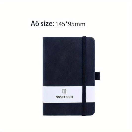 A6 A7 Mini Pocket Ruled Notebook with Pen Holder
