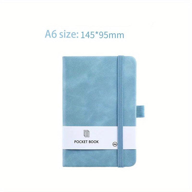 A6 A7 Mini Pocket Ruled Notebook with Pen Holder