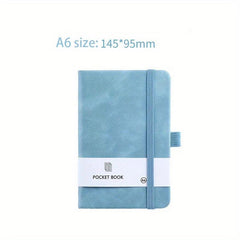 A6 A7 Mini Pocket Ruled Notebook with Pen Holder