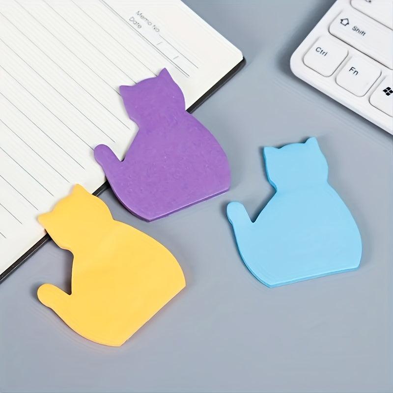 180 Sheets Cat Self Stick Note Pads 4 Pad Cartoon Style Sticky Notes