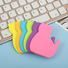 180 Sheets Cat Self Stick Note Pads 4 Pad Cartoon Style Sticky Notes