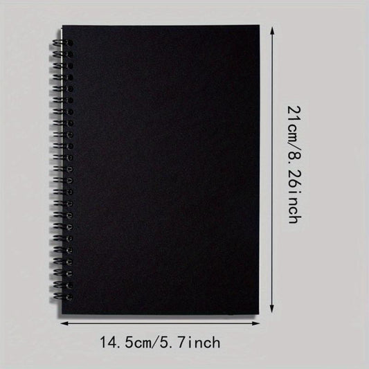A5 Solid PP Cover Horizontal Line 80 Sheets Notebook