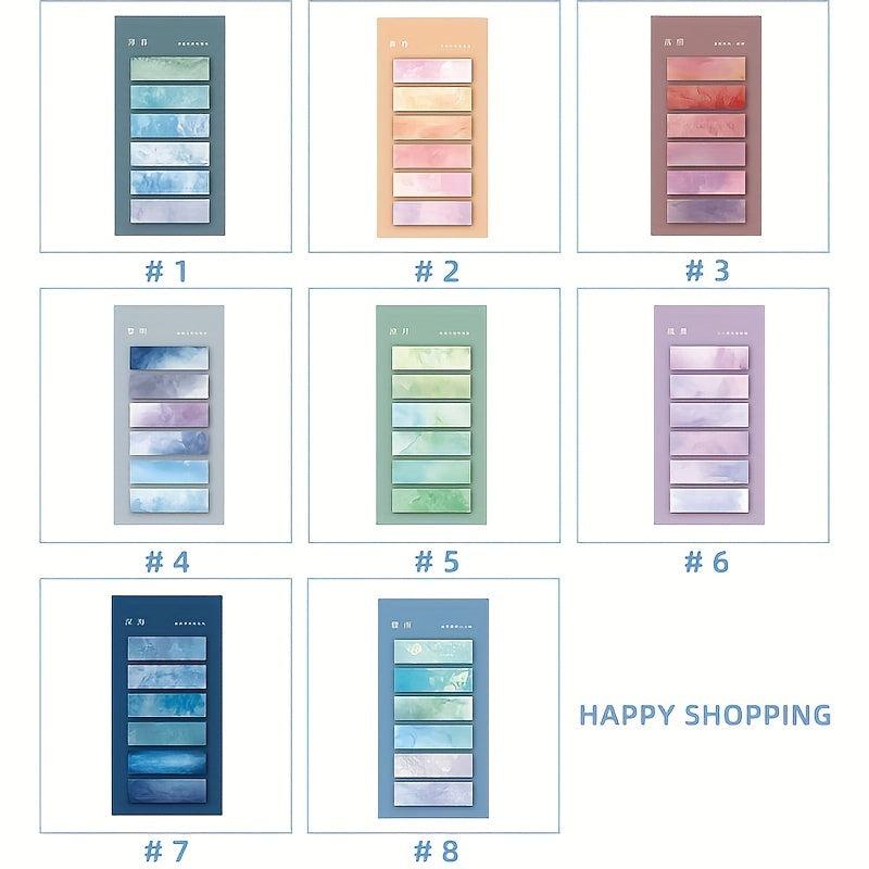 120 Sheets Gradient Index Note Paper Large Capacity Scrapbook