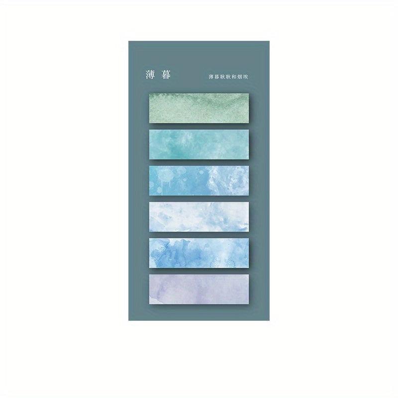 120 Sheets Gradient Index Note Paper Large Capacity Scrapbook