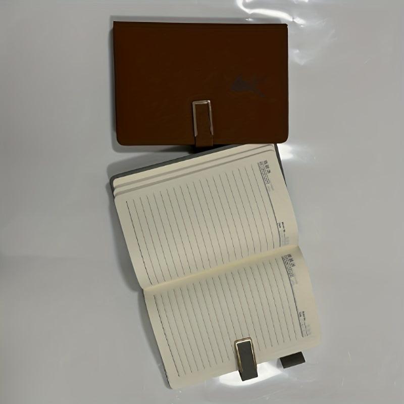 360 Pages Leather A5 Notebook with Buckle for Home Office Study