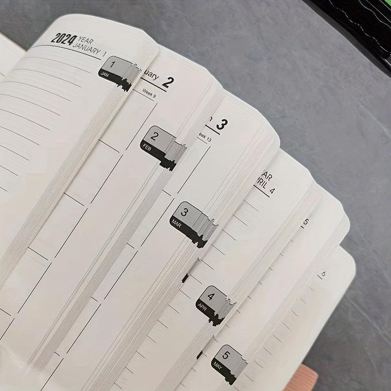 1pc Notebook Thick Notepad Diary Business Record Book