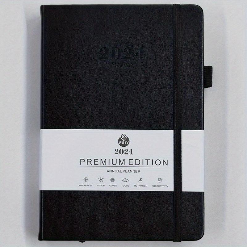 1pc Notebook Thick Notepad Diary Business Record Book
