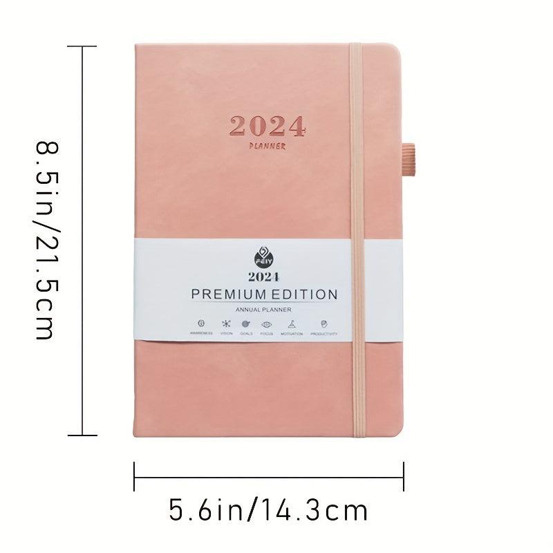 1pc Notebook Thick Notepad Diary Business Record Book