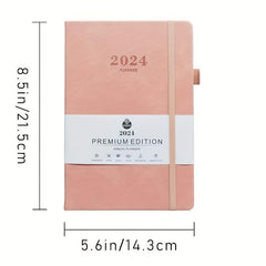 1pc Notebook Thick Notepad Diary Business Record Book