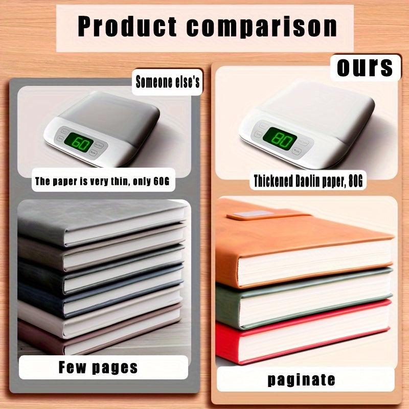A5 Minimalist Cover Notebook Magnetic Buckle 360 Pages Various Colors