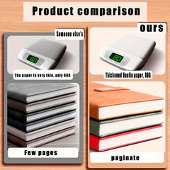 A5 Minimalist Cover Notebook Magnetic Buckle 360 Pages Various Colors