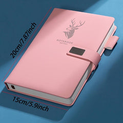 A5 Minimalist Cover Notebook Magnetic Buckle 360 Pages Various Colors