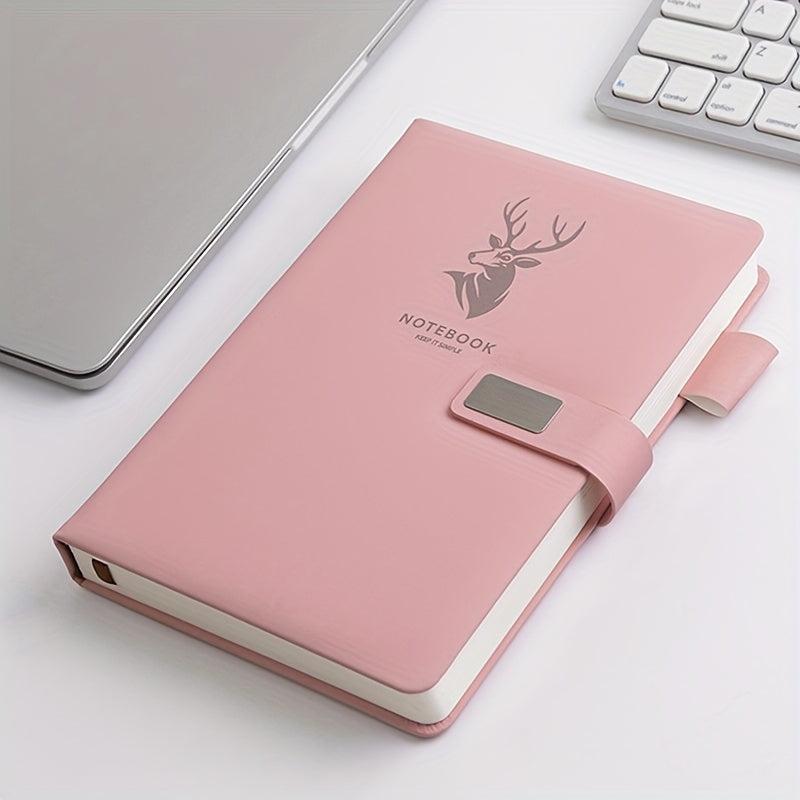A5 Minimalist Cover Notebook Magnetic Buckle 360 Pages Various Colors