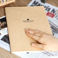 92 Page A4 Leather Notebook Thick Retro College Classroom Notebook