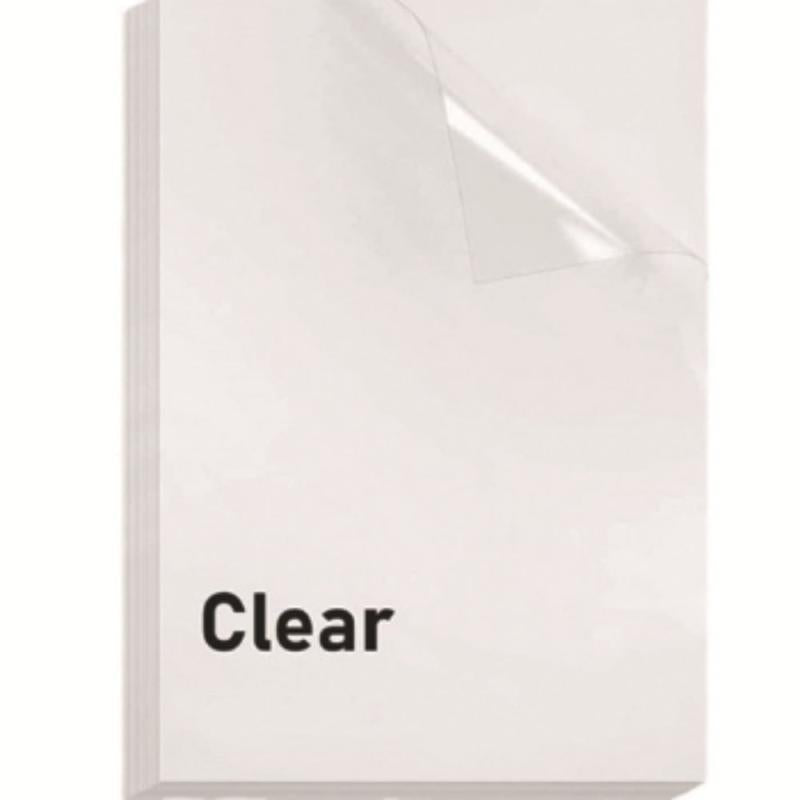50 Sheets Inkjet Printable Clear Vinyl Sticker Paper 8.5 x 11 Non Waterproof