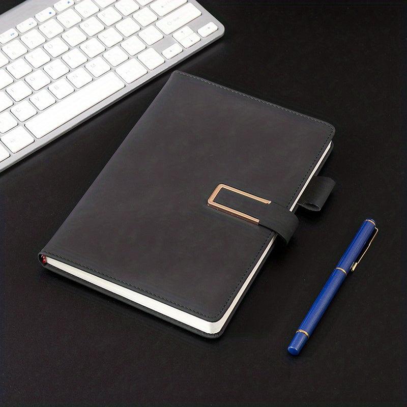 Vintage PU Leather Business Notebook A5 Portable Notepad