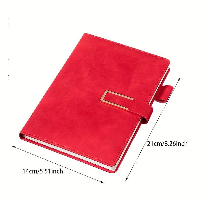 Vintage PU Leather Business Notebook A5 Portable Notepad