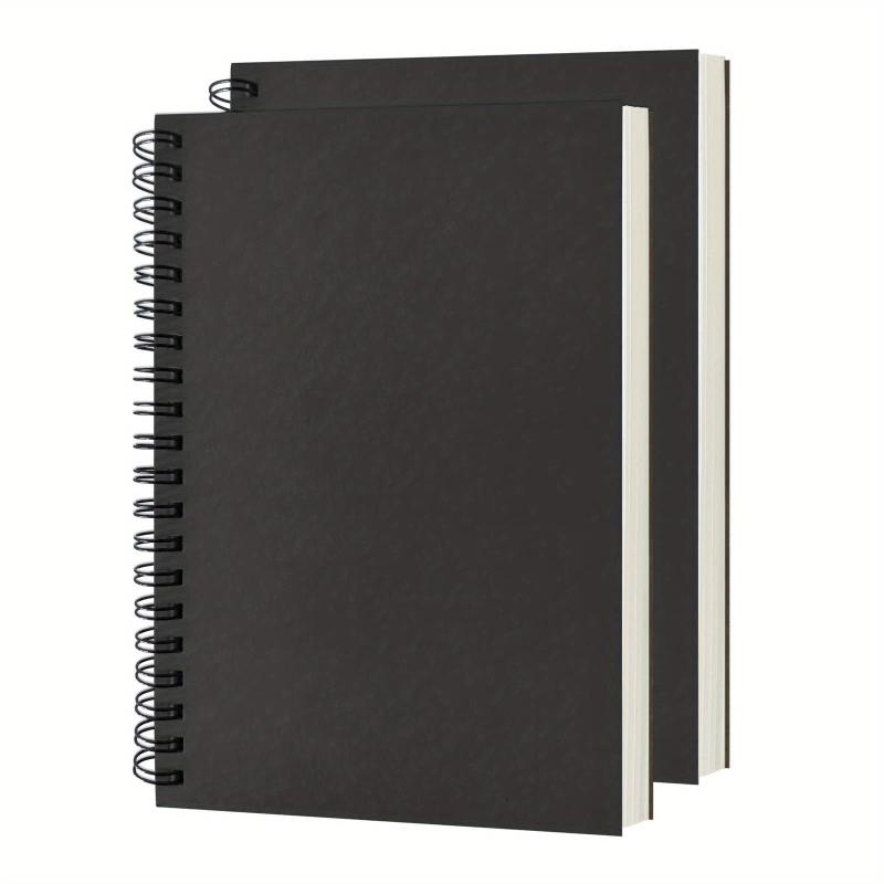 2 Pack Soft Cover Blank Spiral Notebooks 100 Pages 7.5x5.1 100GSM