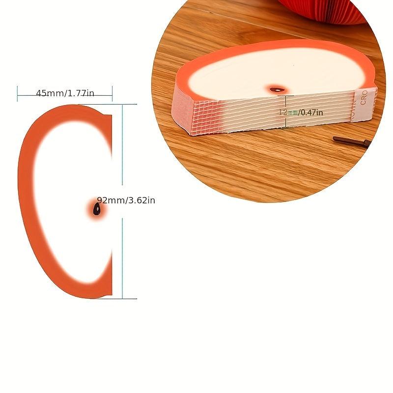 Fruit Vegetable Memo Bookmarks Non Stick Office Stationery