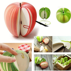 Fruit Vegetable Memo Bookmarks Non Stick Office Stationery