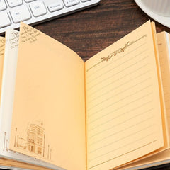 Embossed Tree Retro Diary Notebook Student Stationery