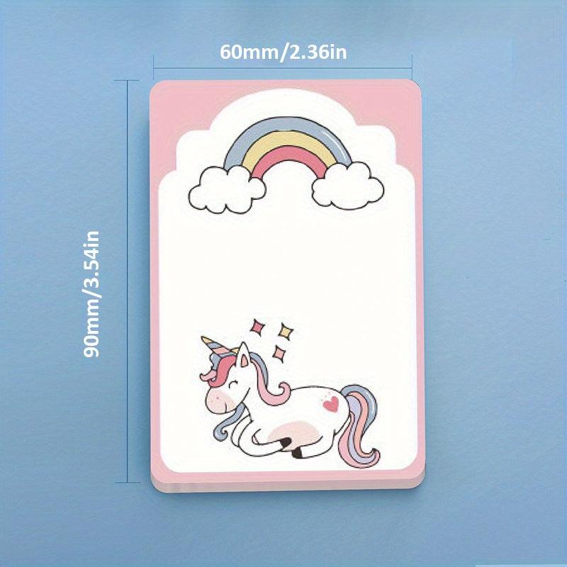 Unicorn Notebook Sticky Notes Memo Pads Office School Supplies 50 Sheet