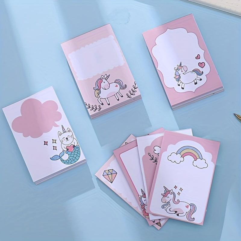 Unicorn Notebook Sticky Notes Memo Pads Office School Supplies 50 Sheet