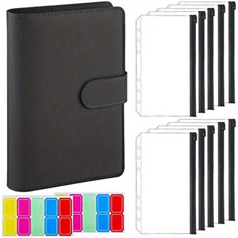 Budget Binder with Zipper Envelopes & Expense Budget Sheets Money Organizer
