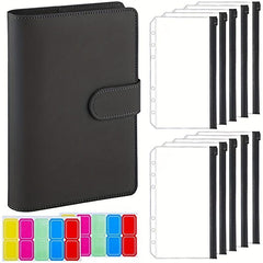 Budget Binder with Zipper Envelopes & Expense Budget Sheets Money Organizer