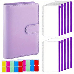Budget Binder with Zipper Envelopes & Expense Budget Sheets Money Organizer