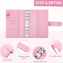 Budget Binder with Zipper Envelopes & Expense Budget Sheets Money Organizer