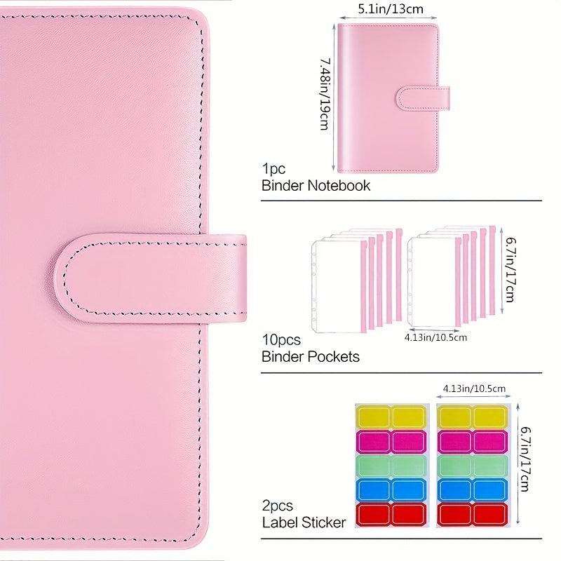 Budget Binder with Zipper Envelopes & Expense Budget Sheets Money Organizer