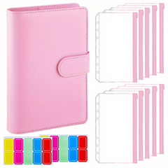 Budget Binder with Zipper Envelopes & Expense Budget Sheets Money Organizer