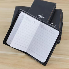 Pocket Notebook Mini Notepad Handbook Leather Crimping Notebook