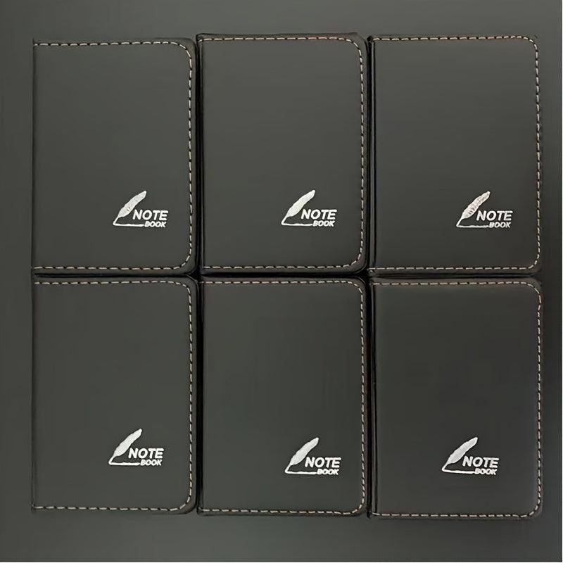 Pocket Notebook Mini Notepad Handbook Leather Crimping Notebook