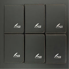 Pocket Notebook Mini Notepad Handbook Leather Crimping Notebook