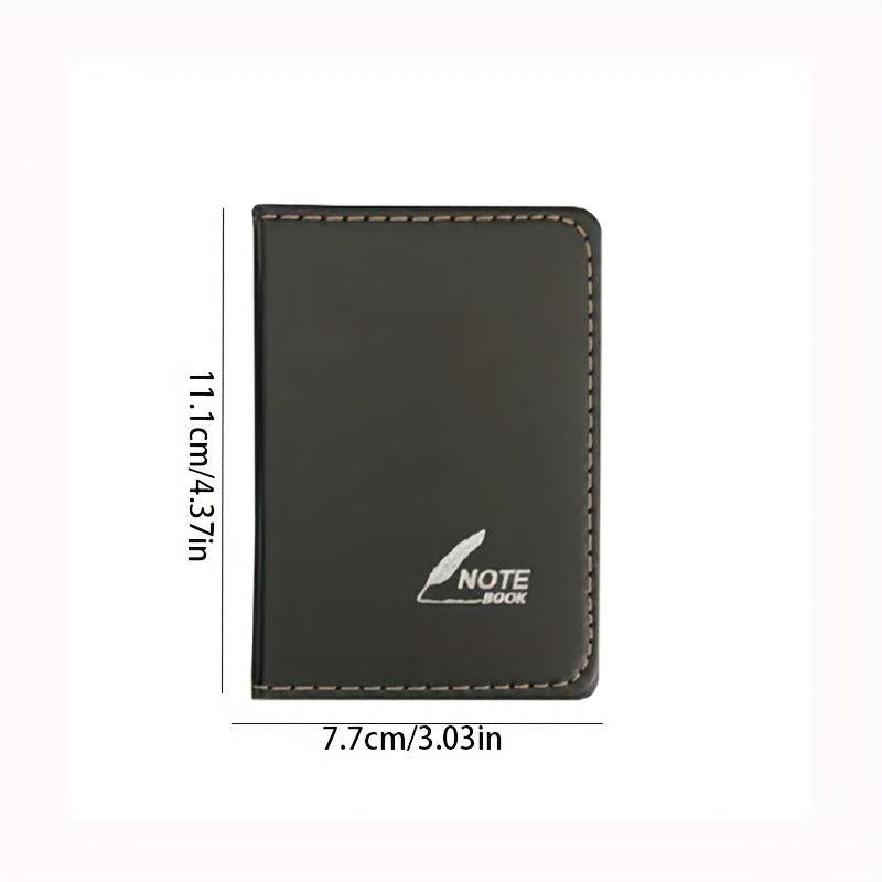 Pocket Notebook Mini Notepad Handbook Leather Crimping Notebook