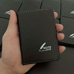 Pocket Notebook Mini Notepad Handbook Leather Crimping Notebook